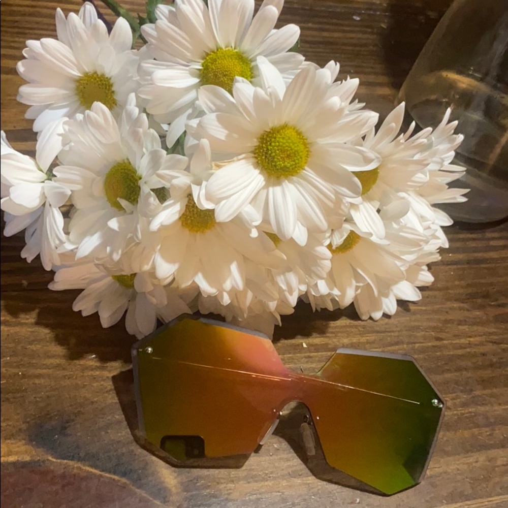 Rimless Mirror Sunglasses